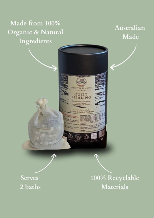 Quiet Healing Tea Bath Kit | Deep Relax & Sleep