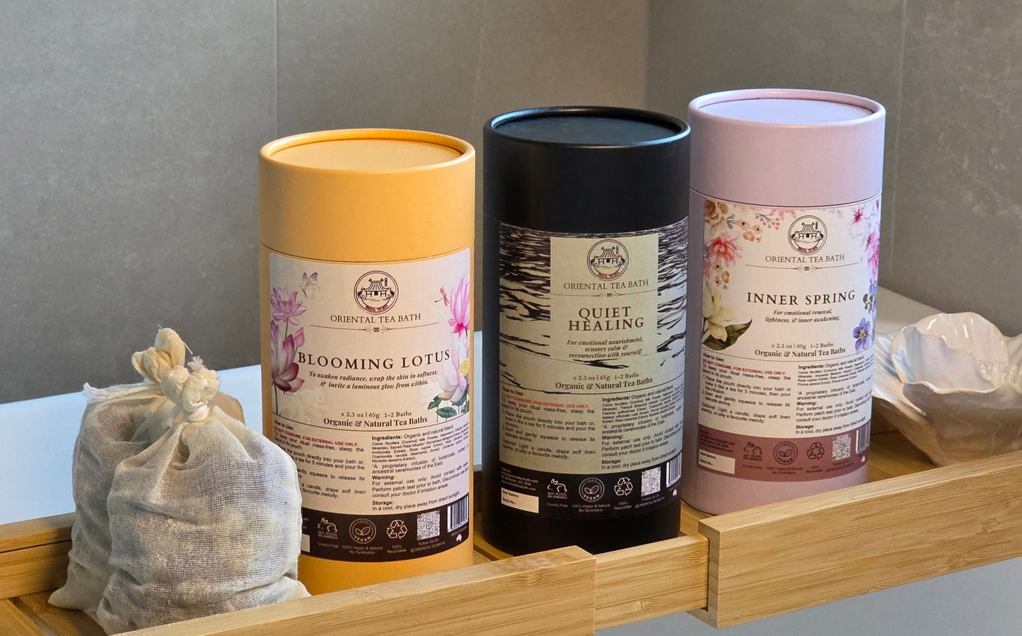 The Ritual Collection | Botanical Tea Bath Trio (20% Off)