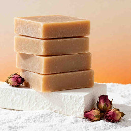 Oriental Tea Bath Petal Glow 100% natural soap bar with Rose Geranium.