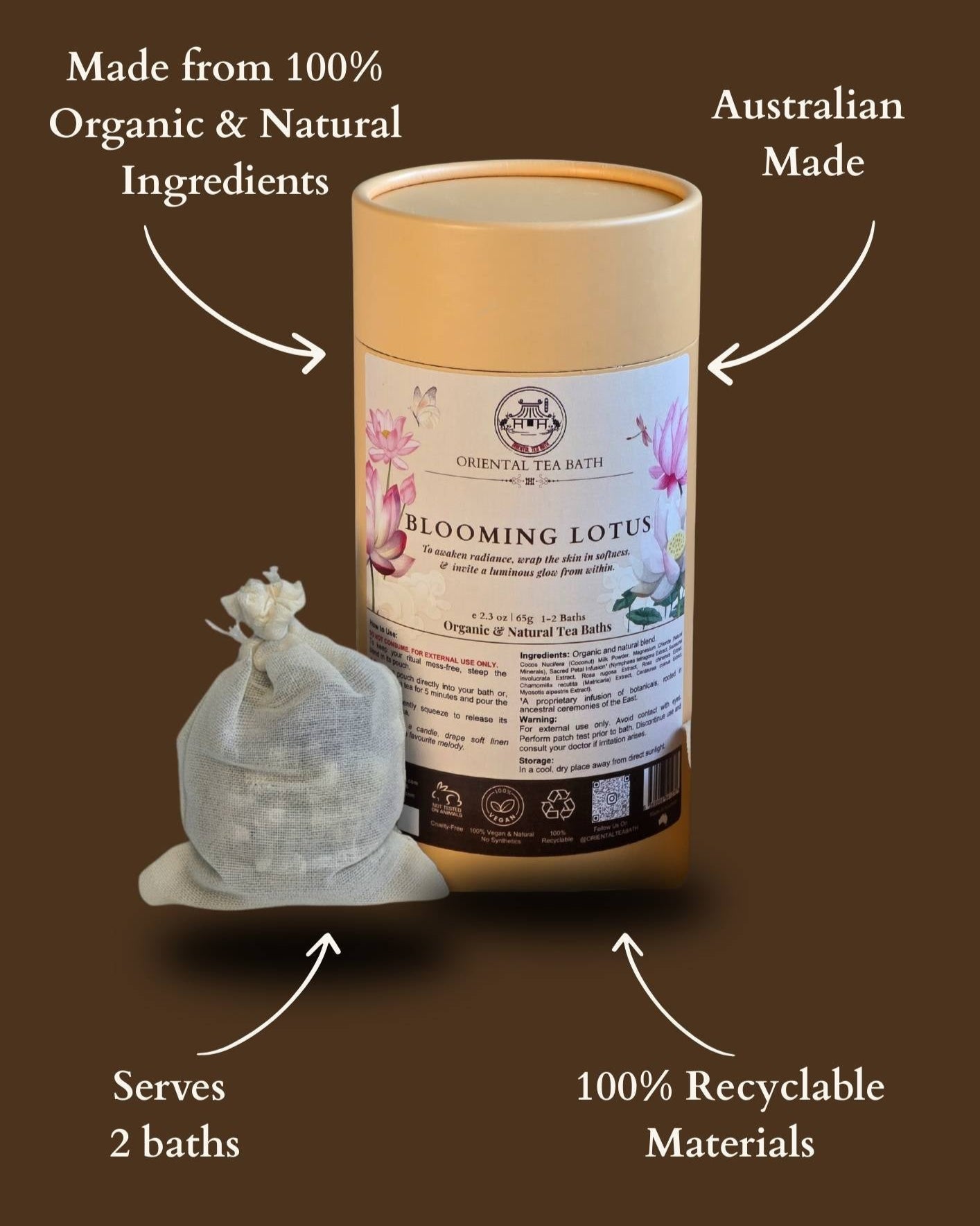 Blooming Lotus Tea Bath | Skin Glow & Radiance