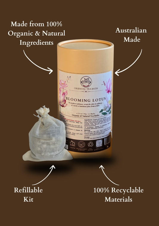 Blooming Lotus Tea Bath Kit | Skin Glow & Radiance