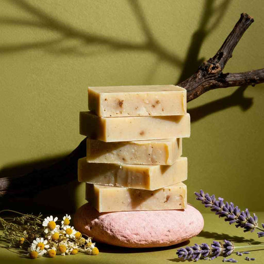 Oriental Tea Bath Evening Calm 100% natural soap bar with Lavender and Chamomile.
